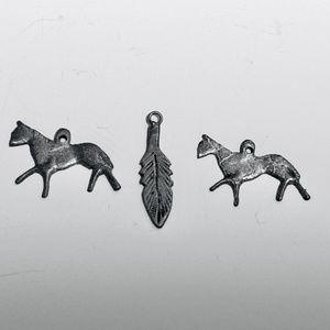 3 Metal Charms